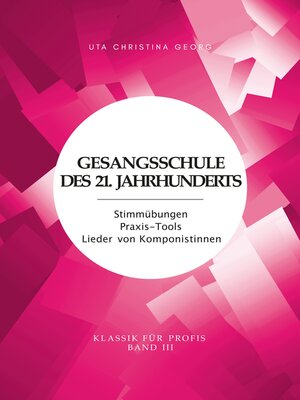 cover image of Gesangsschule des 21. Jahrhunderts--Band III